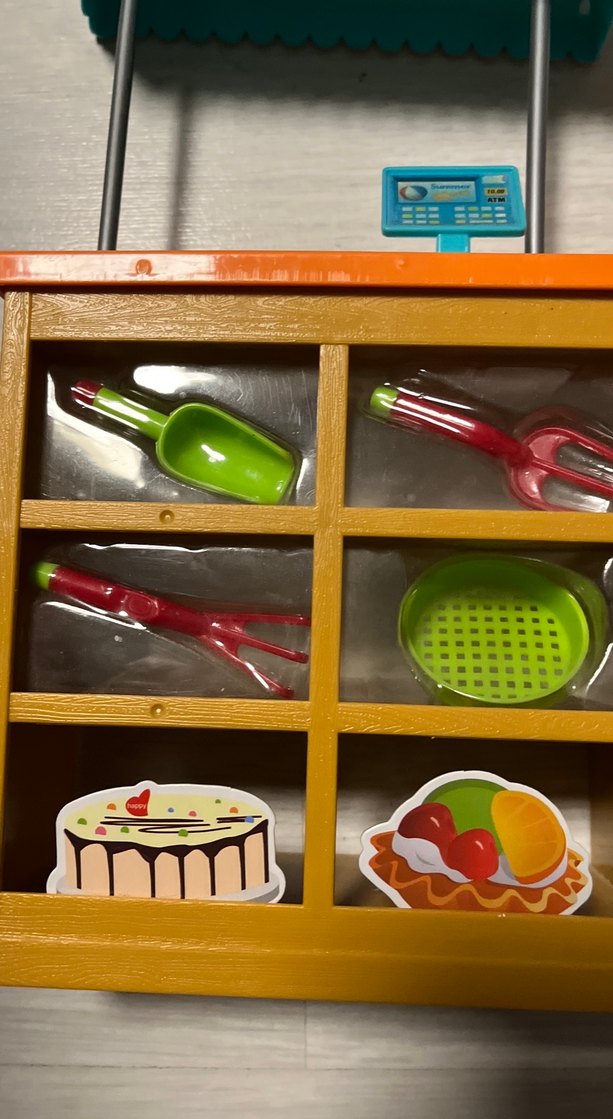 Çocuklar için Renkli Raf ve Mutfak Oyuncak Seti - Görsel 5