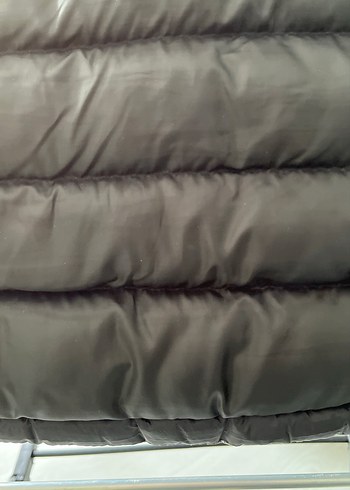 Siyah Kadın Midi Şişme Mont - Görsel 16