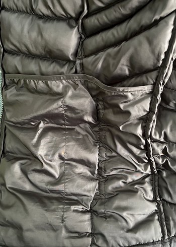 Siyah Kadın Midi Şişme Mont - Görsel 20