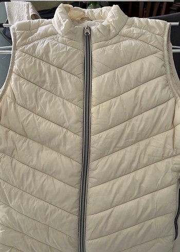 Colins Fermuarlı krem Kadın Yelek - Görsel 10