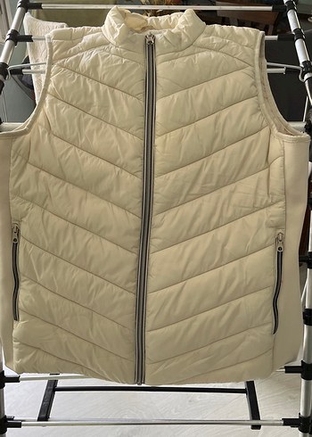 Colins Fermuarlı krem Kadın Yelek - Görsel 11