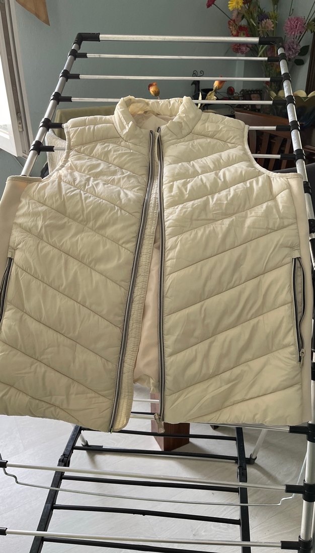 Colins Fermuarlı krem Kadın Yelek - Görsel 2