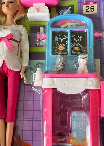 Pembe Bebek ve Evcil Hayvan Bakım Seti - Görsel 6