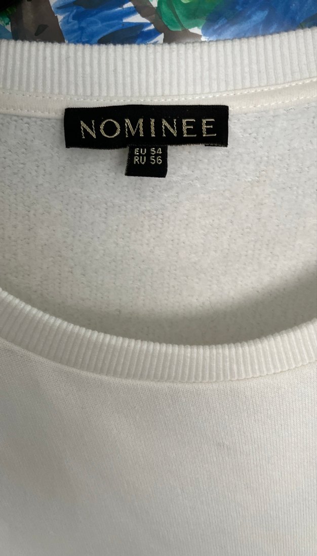 Krem rengi Pamuklu Oversize Sweatshirt - Görsel 2