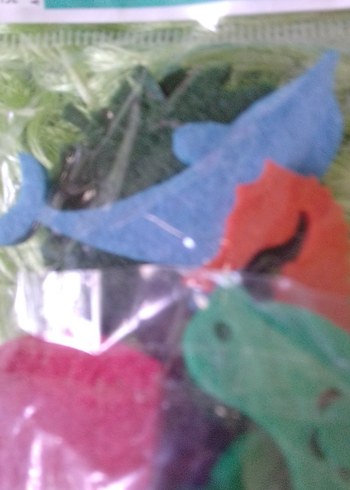 Renkli şekilli keçeler - Görsel 5