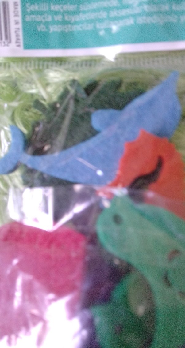 Renkli şekilli keçeler - Görsel 5