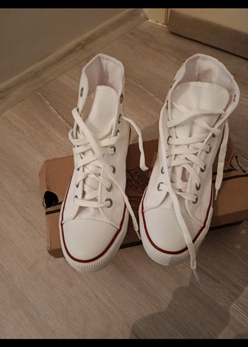 Beyaz Denim Kadın Spor Ayakkabı 37 - Görsel 2