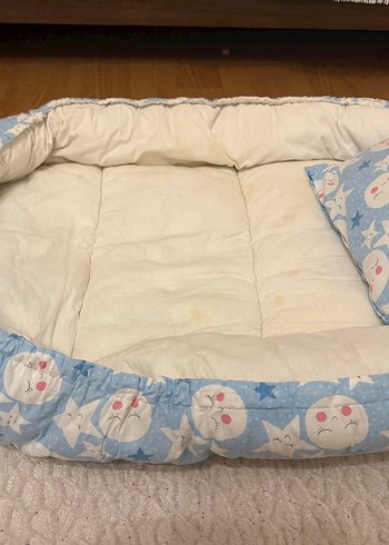 Mavi Bebek Uyku Minderi ve yan yastık la birlikte defosu yoktur - Görsel 2