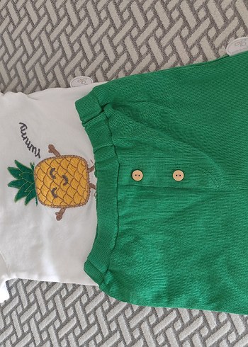 Civil çıtçıtlı bebek takımı