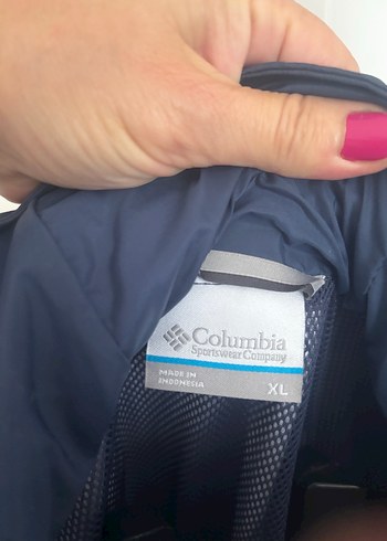 Columbia kadın Mavi Fermuarlı Yağmurluk - Görsel 7