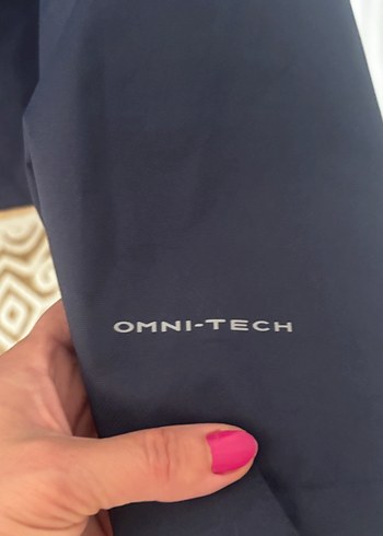 Columbia kadın Mavi Fermuarlı Yağmurluk - Görsel 4