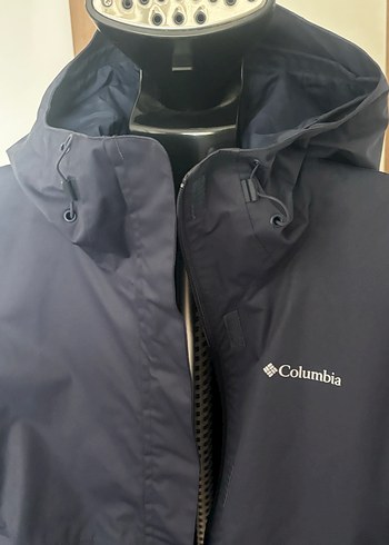 Columbia kadın Mavi Fermuarlı Yağmurluk - Görsel 3