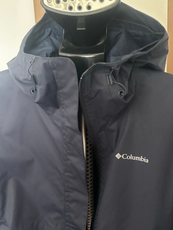 Columbia kadın Mavi Fermuarlı Yağmurluk - Görsel 3