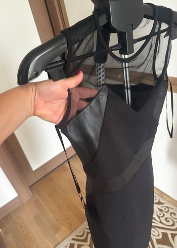 Siyah Deri Kemerli diz üstü QUE marka hiç giyilmemiş 34 beden - Görsel 5