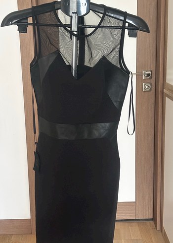 Siyah Deri Kemerli diz üstü QUE marka hiç giyilmemiş 34 beden - Görsel 2