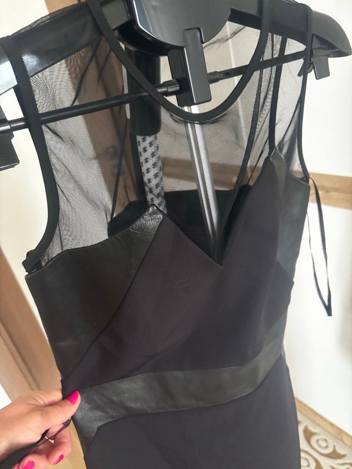 Siyah Deri Kemerli diz üstü QUE marka hiç giyilmemiş 34 beden - Görsel 3