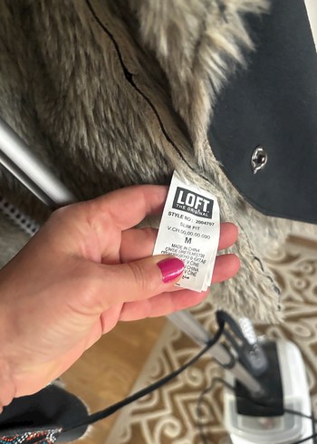 Gri Kürklü Kadın Yelek - Görsel 6