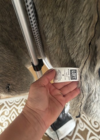 Gri Kürklü Kadın Yelek - Görsel 3