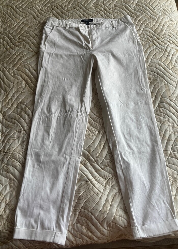 Mango beyaz pamuklu kumaş - Görsel 2