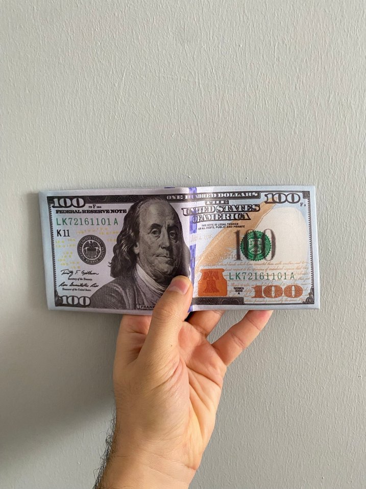 Yeni 100 Dolar Baskılı Cüzdan - Görsel 3