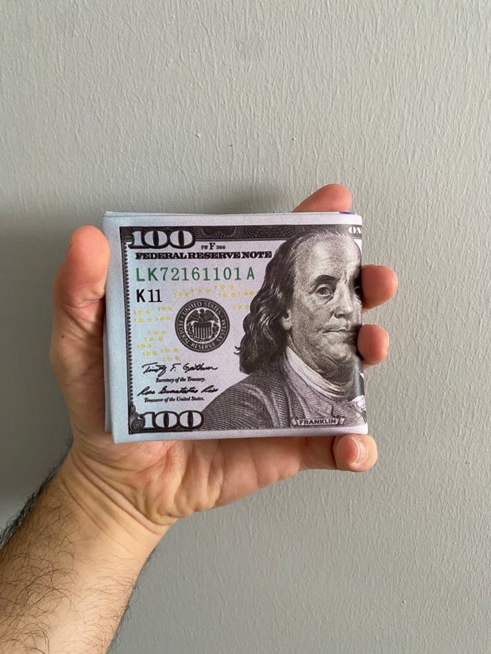 Yeni 100 Dolar Baskılı Cüzdan - Görsel 2