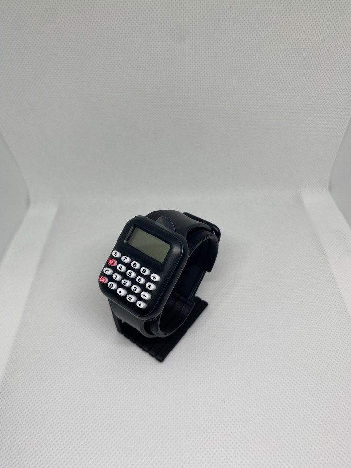 Siyah Hesap Makinesi Fonksiyonlu Saat - Görsel 2