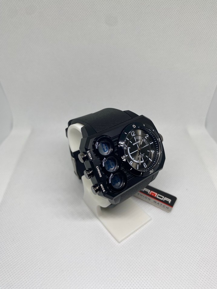 Çok Fonksiyonel Analog Dijital Dayanıklı Taktik Kol Saati - Görsel 3