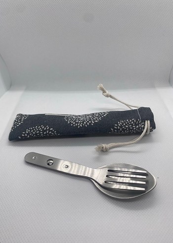 Katlanır Portatif Çatal Kalık Kılıflı - Görsel 2