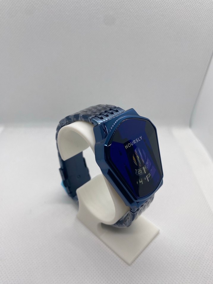 Mavi Erkek Saat HOURSLY Marka - Görsel 3