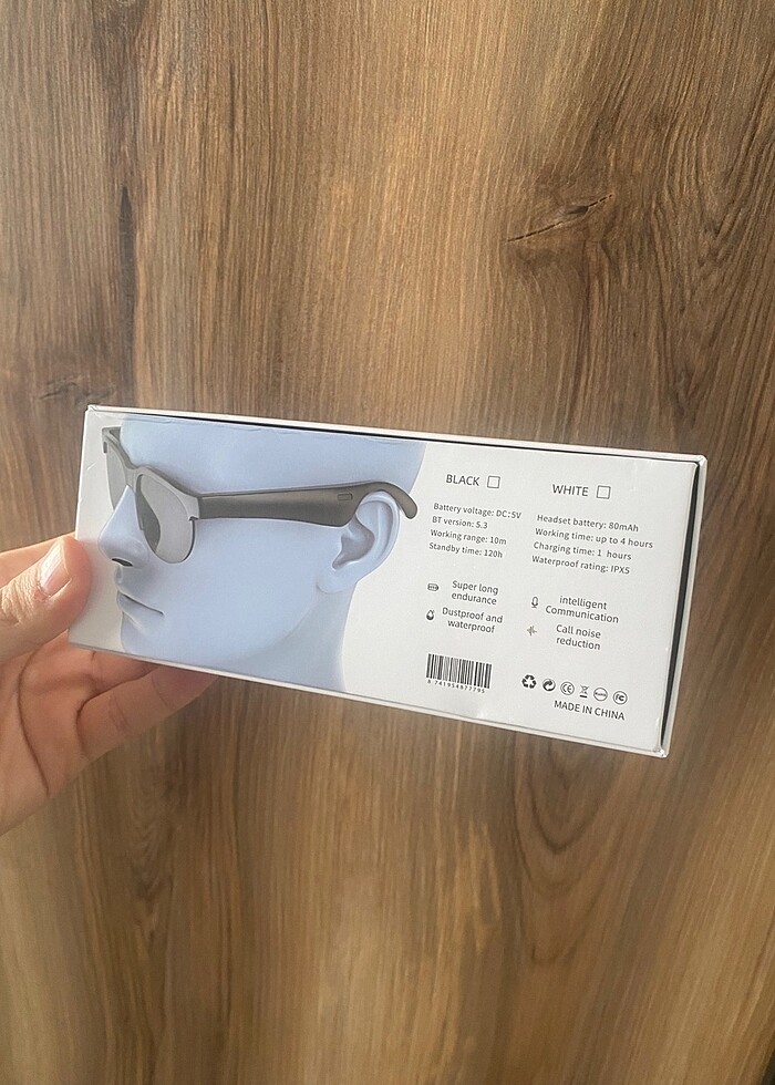 Bluetooth ve Mikrofonlu Güneş Gözlüğü - Görsel 3