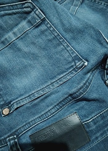 Erkek Lacivert slim Fit Denim Jean - Görsel 10