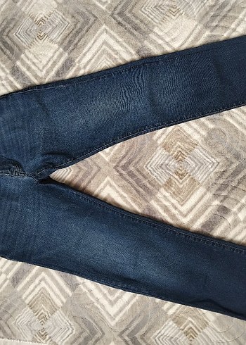Erkek Lacivert slim Fit Denim Jean - Görsel 4