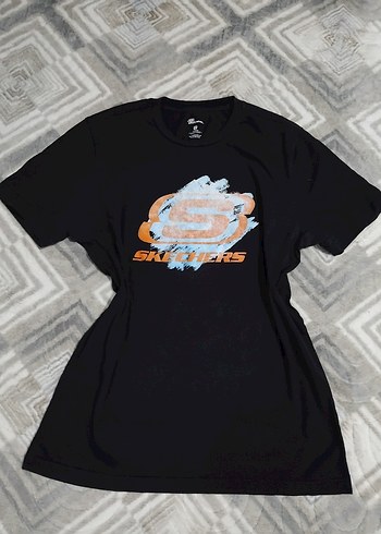 Skechers Siyah Erkek Kısa Kollu Tişört - Görsel 4