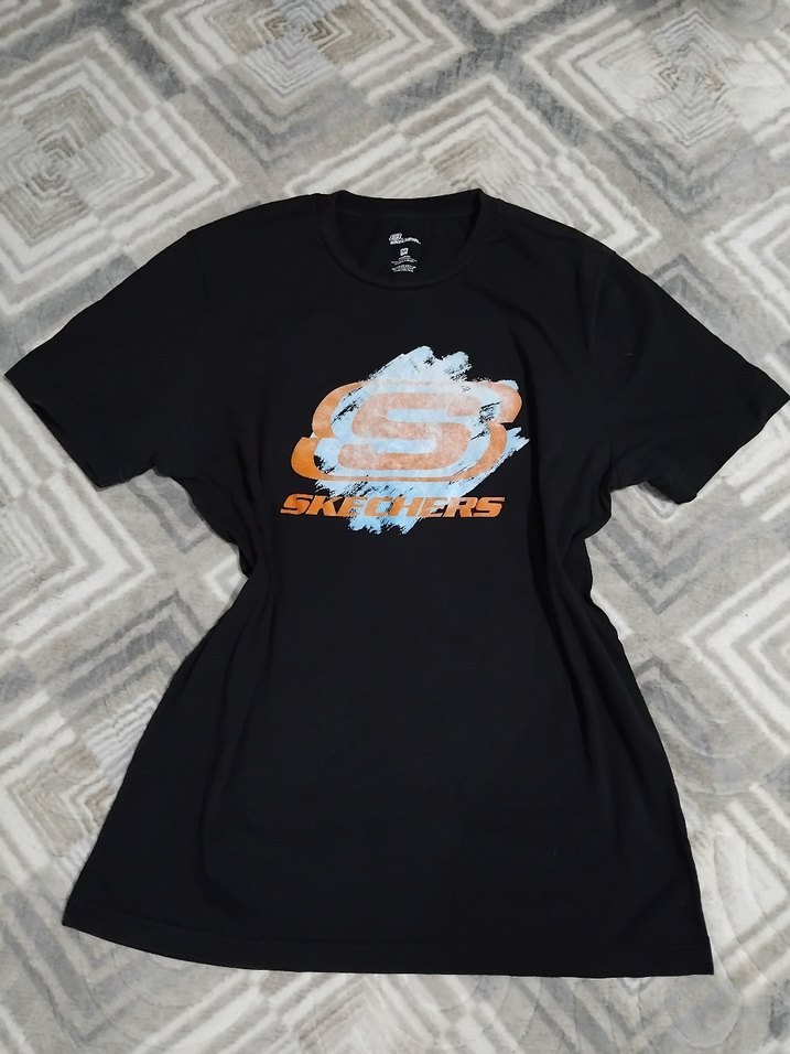 Skechers Siyah Erkek Kısa Kollu Tişört - Görsel 4