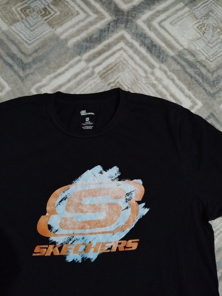 Skechers Siyah Erkek Kısa Kollu Tişört - Görsel 5