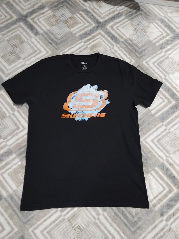 Skechers Siyah Erkek Kısa Kollu Tişört - Görsel 2