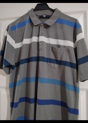 Gri Düğmeli Erkek Polo yaka kigili marka - Görsel 3