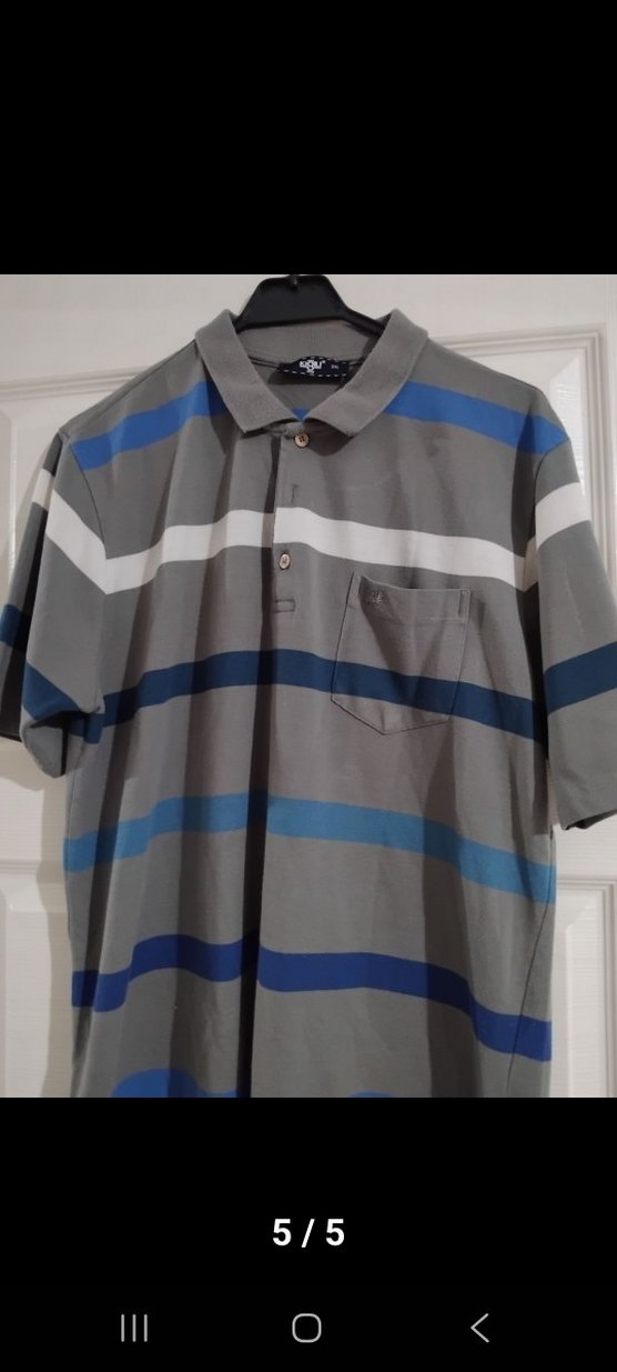 Gri Düğmeli Erkek Polo yaka kigili marka - Görsel 3