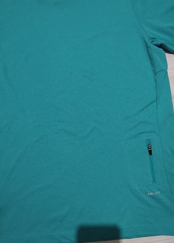Erkek Turkuaz Kısa Kollu sporcu Tişört.orjinal marka - Görsel 6