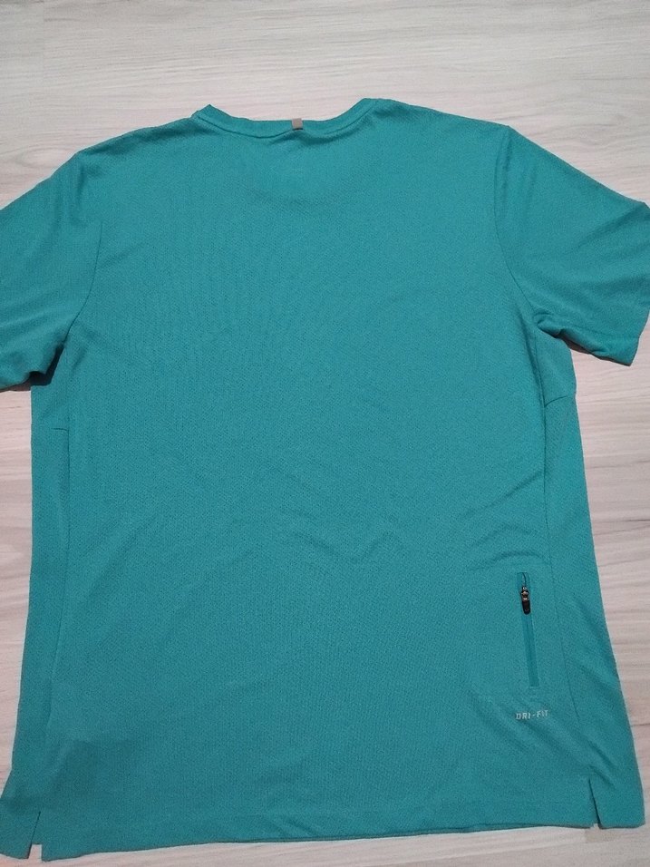 Erkek Turkuaz Kısa Kollu sporcu Tişört.orjinal marka - Görsel 4