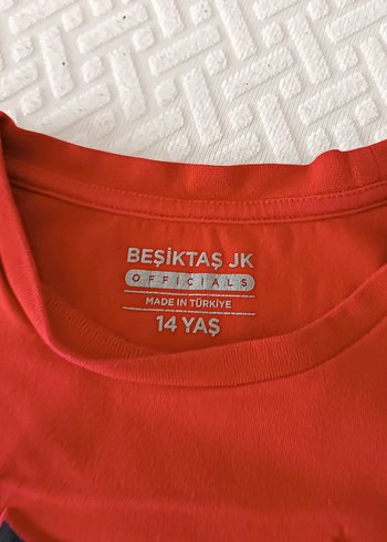 Kısa Kollu Kırmızı BJK Baskılı Erkek çocuk Tişört - Görsel 5