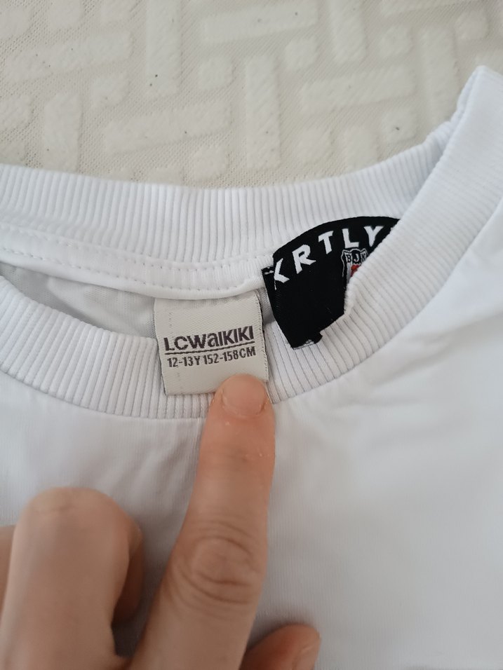 Kısa Kollu Kırmızı BJK Baskılı Erkek çocuk Tişört - Görsel 2