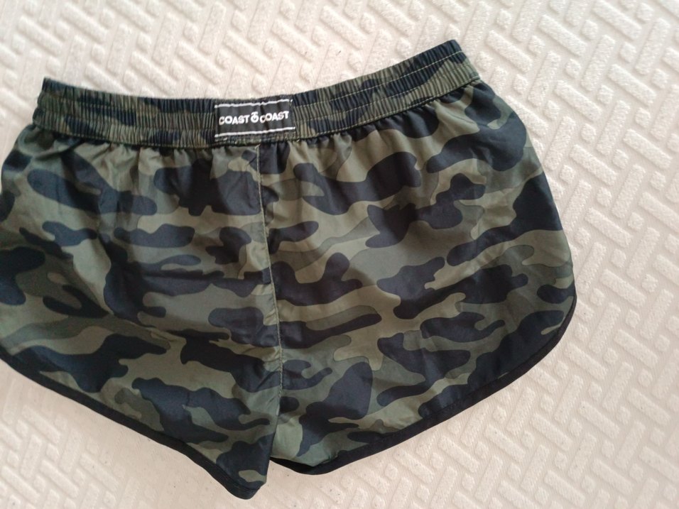 Erkek Kamuflaj Desenli Mini Şort deniz şortu - Görsel 2