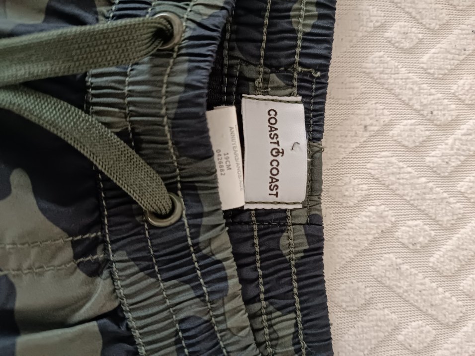 Erkek Kamuflaj Desenli Mini Şort deniz şortu - Görsel 4