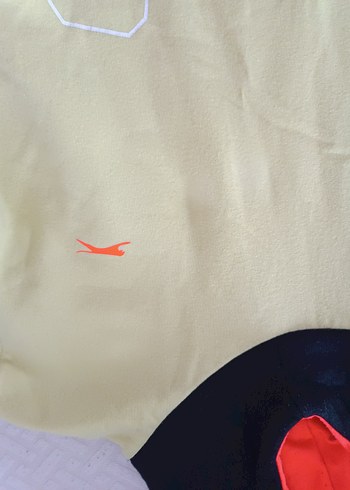 Sarı Mini erkek çocuk kapsonlu sweatshirt - Görsel 2