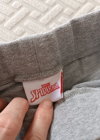 Gri Keten Spiderman erkek çocuk eşofman - Görsel 4