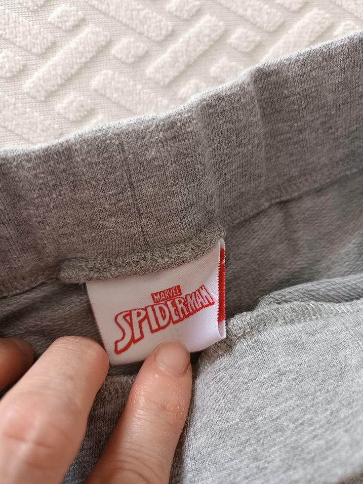 Gri Keten Spiderman erkek çocuk eşofman - Görsel 4