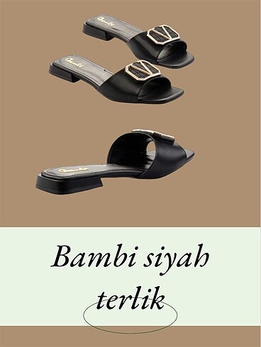 Bambi siyah kadın terlik