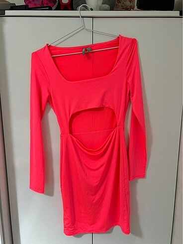Neon pembe asos elbise