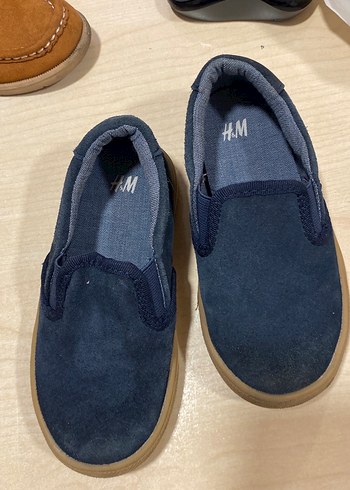 Erkek Çocuk Mavi Cırtlı Loafer Ayakkabı - Görsel 5